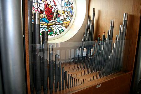 Trevone - Detail of Organ Pipework